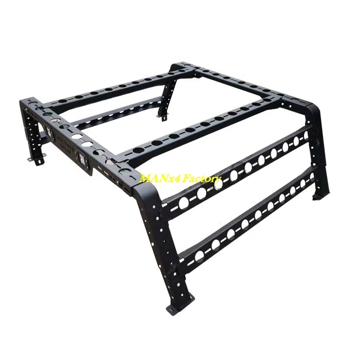 

Manx4 Universal Roll Bar Adjustalbe Bed Rack for Pickup Hilux Ranger Navara Dmax Triton Amarok Gladiator