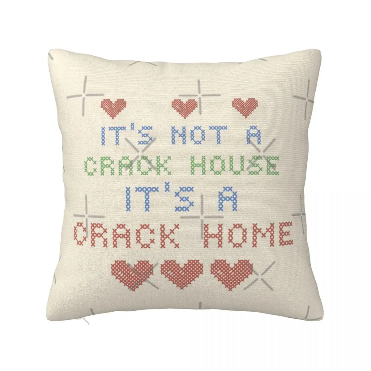 Its Not A Crack House Its A Crack Home Pillowcases Travel Pillow Pillow Covers Decorative Pillow Case Pillow Cover