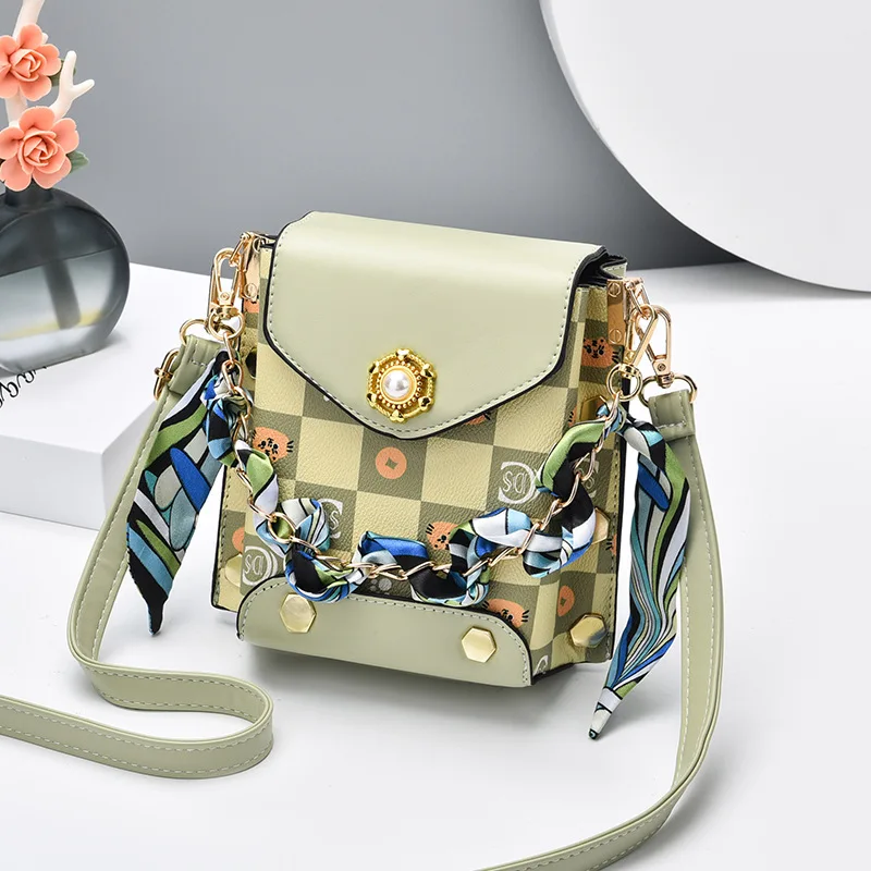 Popular Mobile Phone Bag Playful Nice Coin Purse With Skirt Mini Bag Fresh Stylish Good-looking Single Shoulder Crossbody Bag