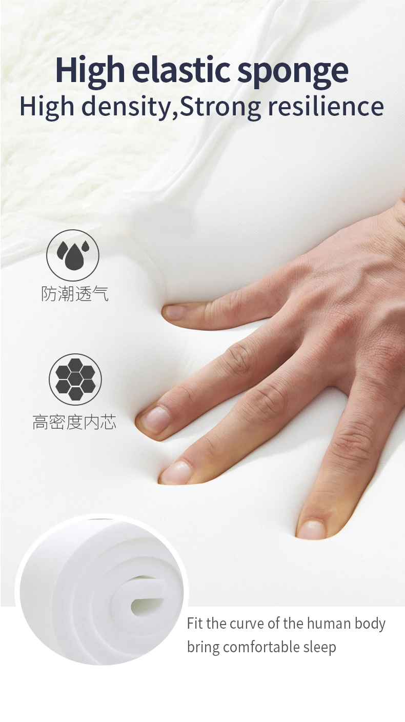 رخيصة عالية الجودة مضغوطة وتلف في صندوق مرتبة زنبركية للجيب المستقل للاستخدام القديم #6