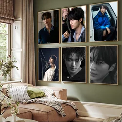 Byeon Woo-seok Korea Self-adhesive Art Poster Whitepaper Prints Posters Artwork Home Decor