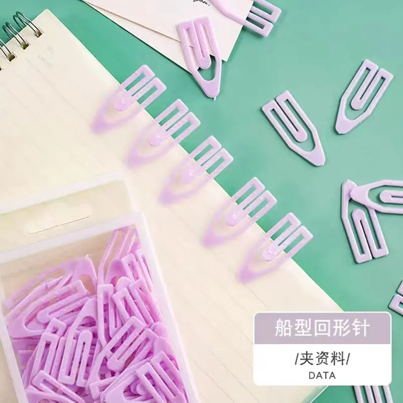 1Set Binder Clips Paper Set Multifunctional Combination Push Suit Office Accessories Learning School Supplies Set Stationery