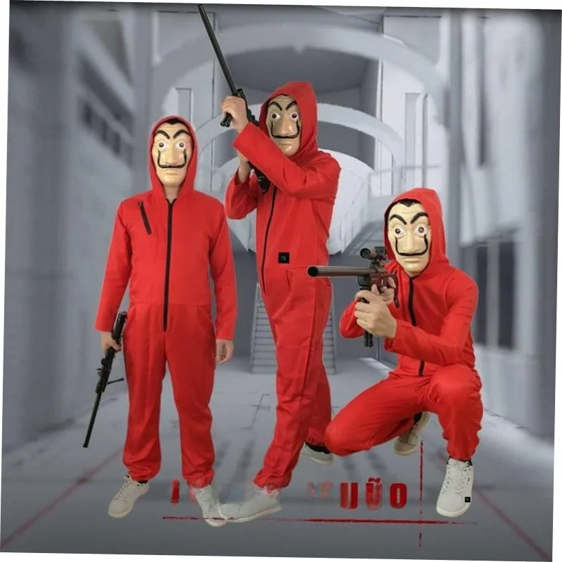 House of Paper Dali Cosplay Halloween Money Heist Kostüm Damen Ethnische Bühnenkleidung Traditionelle chinesische Kleidung