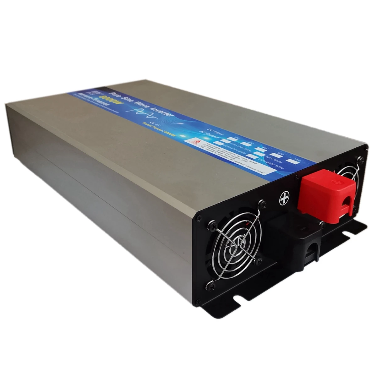 6000W 3000W 8000W 4000W Pure Sine Wave Inverter DC 12V 24V 60V 72V To AC 110V 220V Power Converter Solar Panel Remote Control