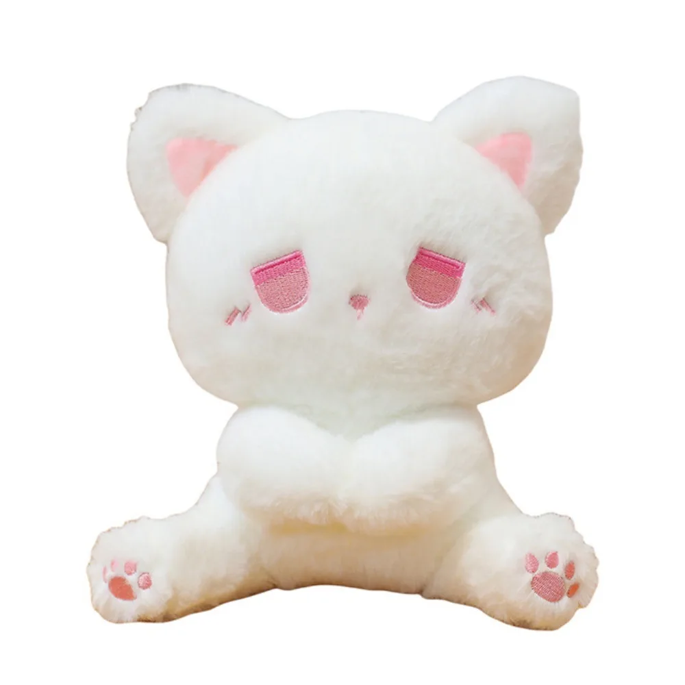 

Fashion Emo Bear Plush Bear Doll Toy Cartoon Comfortable Black Cat Plush Toy Fluffy Cuddly Stuffed Animal Doll Collectible