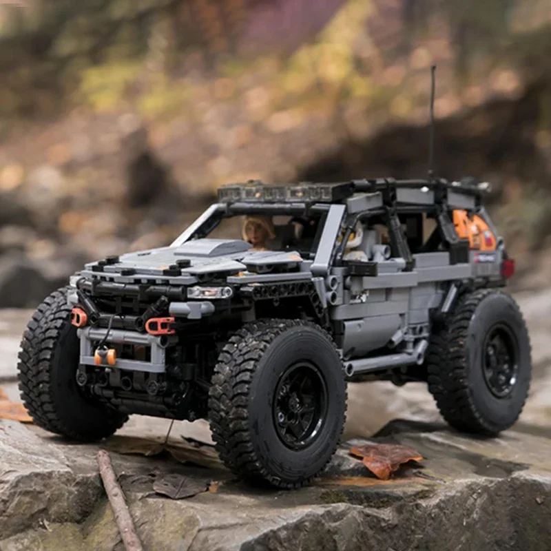 1242PCS MOC Adventure EXP SUV Offroader DIY Pädagogische Bausteine Spielzeug für Kinder Weihnachten Geburtstag Geschenk