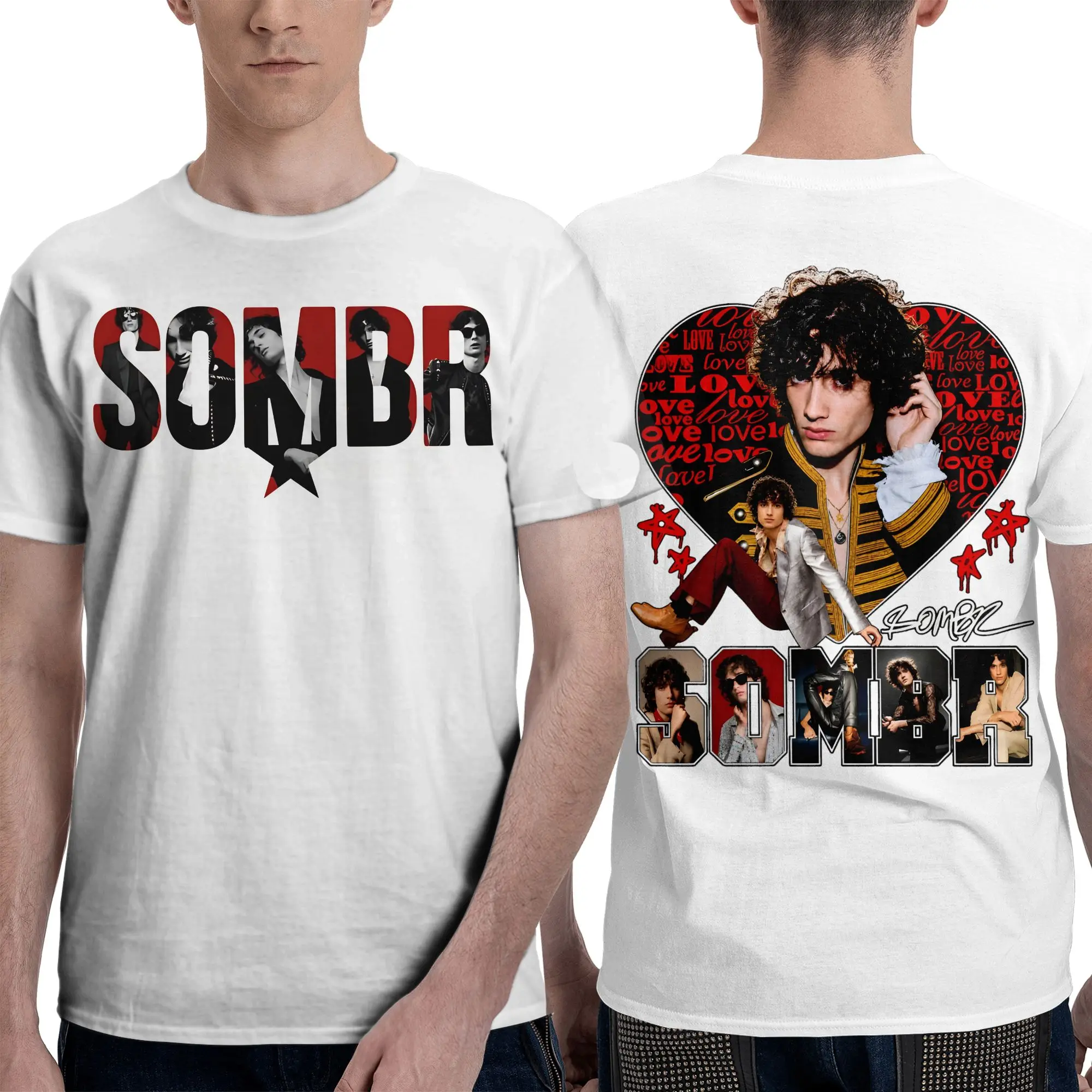 Sombr Youare The Reason World Tour 2026-2027 for Men Women T Shirt  Accessories Leisure Tee Shirt T-Shirt 100% Cotton