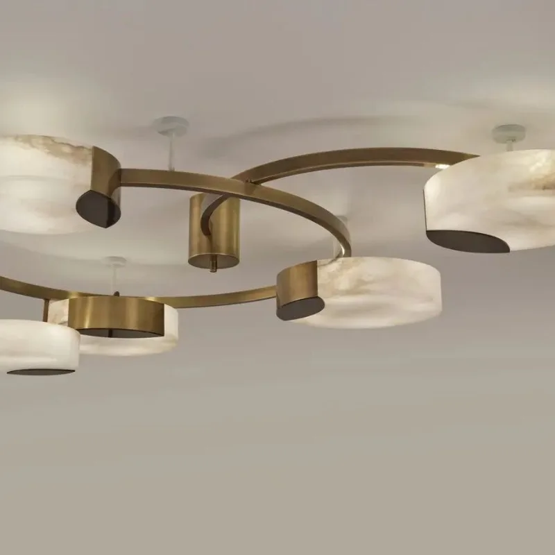 Ceiling lamp marble year new study master bedroom lamp y
