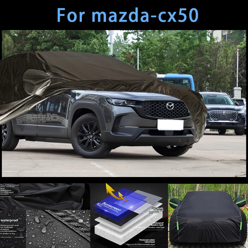 

For mazsa-cx50 Outdoor Protection Full Car Covers Snow Cover Sunshade Waterproof Dustproof Exterior Car accessories