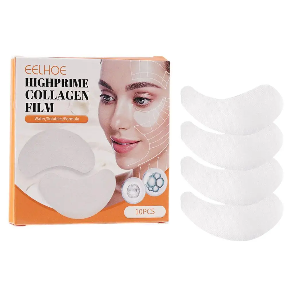 Highprime-Película de colágeno Soluble en Corea, mascarilla facial antienvejecimiento, eliminador de arrugas, hidratante, Lifting facial, 20/30/50 piezas