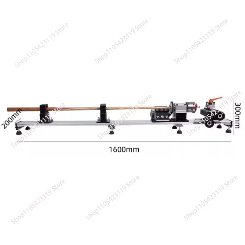Billiard Cue Repair Machine - Multifunctional Lathe for Tip Replacement, Ferrule & Insert Repair, Threading Tool
