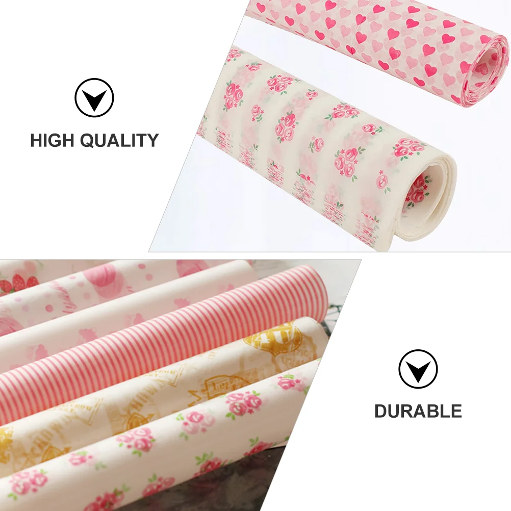 150Pcs Baking Wax Paper Cake Wrapper Food Wrapping Paper Food Packing Paper for Home