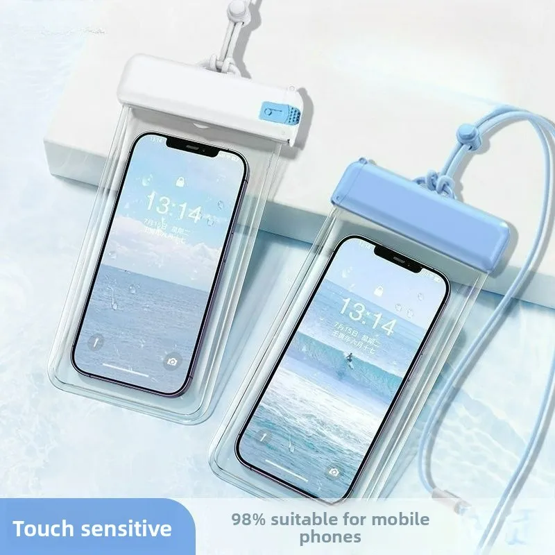 Bolsa impermeable para teléfono móvil con pantalla táctil para natación de conductor para llevar, bolsa sellada para Rafting a prueba de lluvia, buceo impermeable