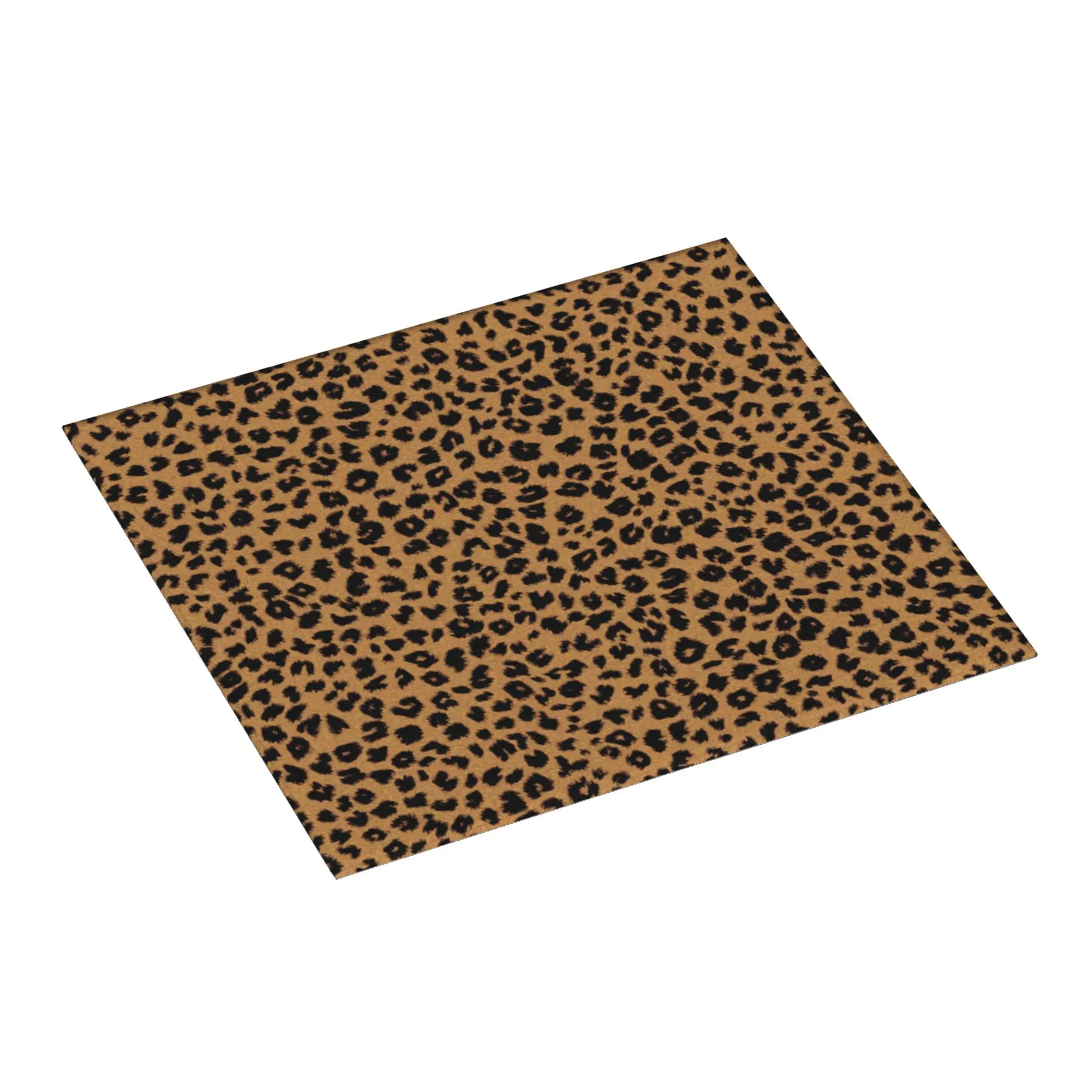 Drying Mat For Kitchen Leopard Print Pattern Barware Tableware Oil Proof Reusable  Washable Kitchen Sink Drying Pad
