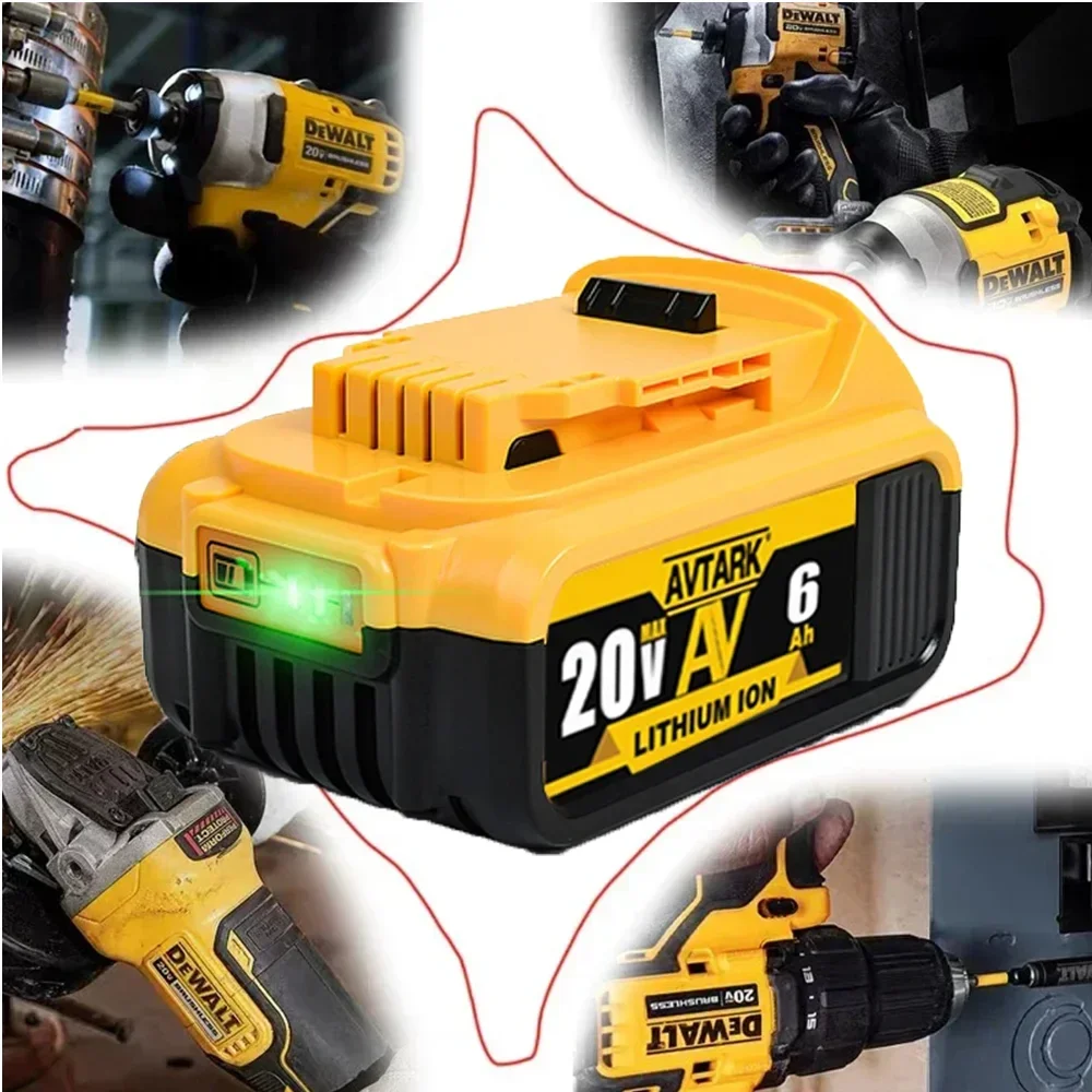 Оригинальный DCB200 20 В 8000 мАч для Dewalt DCB180 DCB181 DCB182 DCB201 DCB206 литий-ионный аккумулятор, прямая поставка производителя