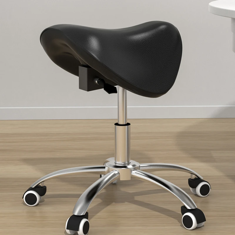 Saddle Chair Dental Riding Chair Ergonomic Mobile Lifting Swivel Computer Chair