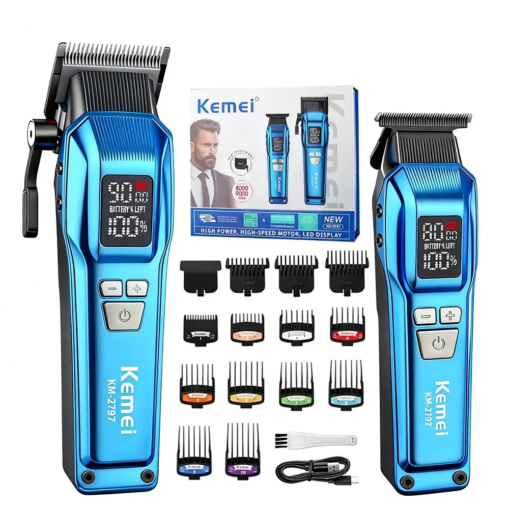 kit-de-cortapelos-electrico-profesional-kemei-km-2797-recortadora-de-pelo-recargable-para-hombres-afeitadora-de-barba-con-carga-usb-inalambrica
