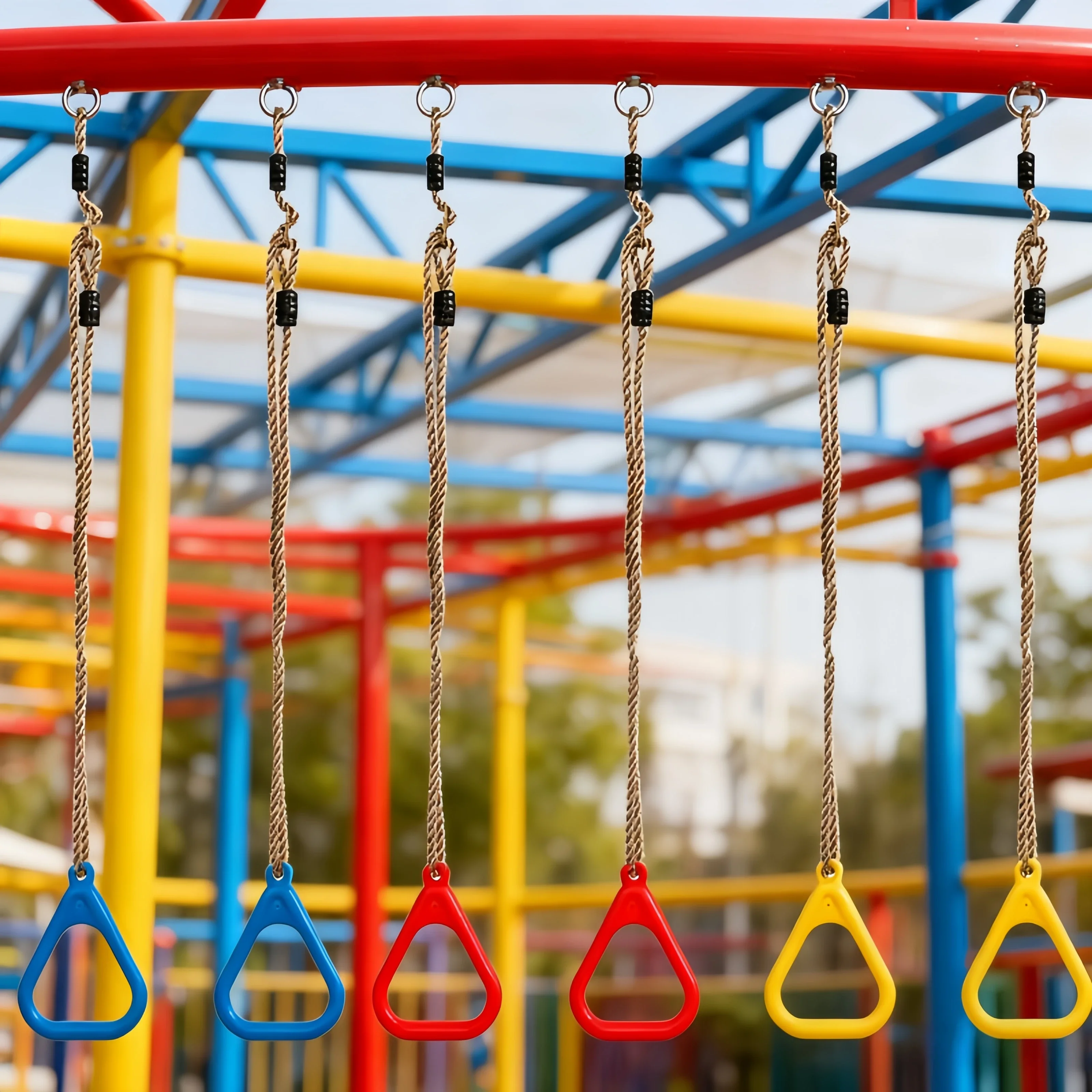 Anillos de columpios para bebés, juguete para niños al aire libre, juegos, anillo de tracción, anillos de gimnasio para niños, niño, niña, entrenamiento de brazo, anillo de dominadas, juguete deportivo