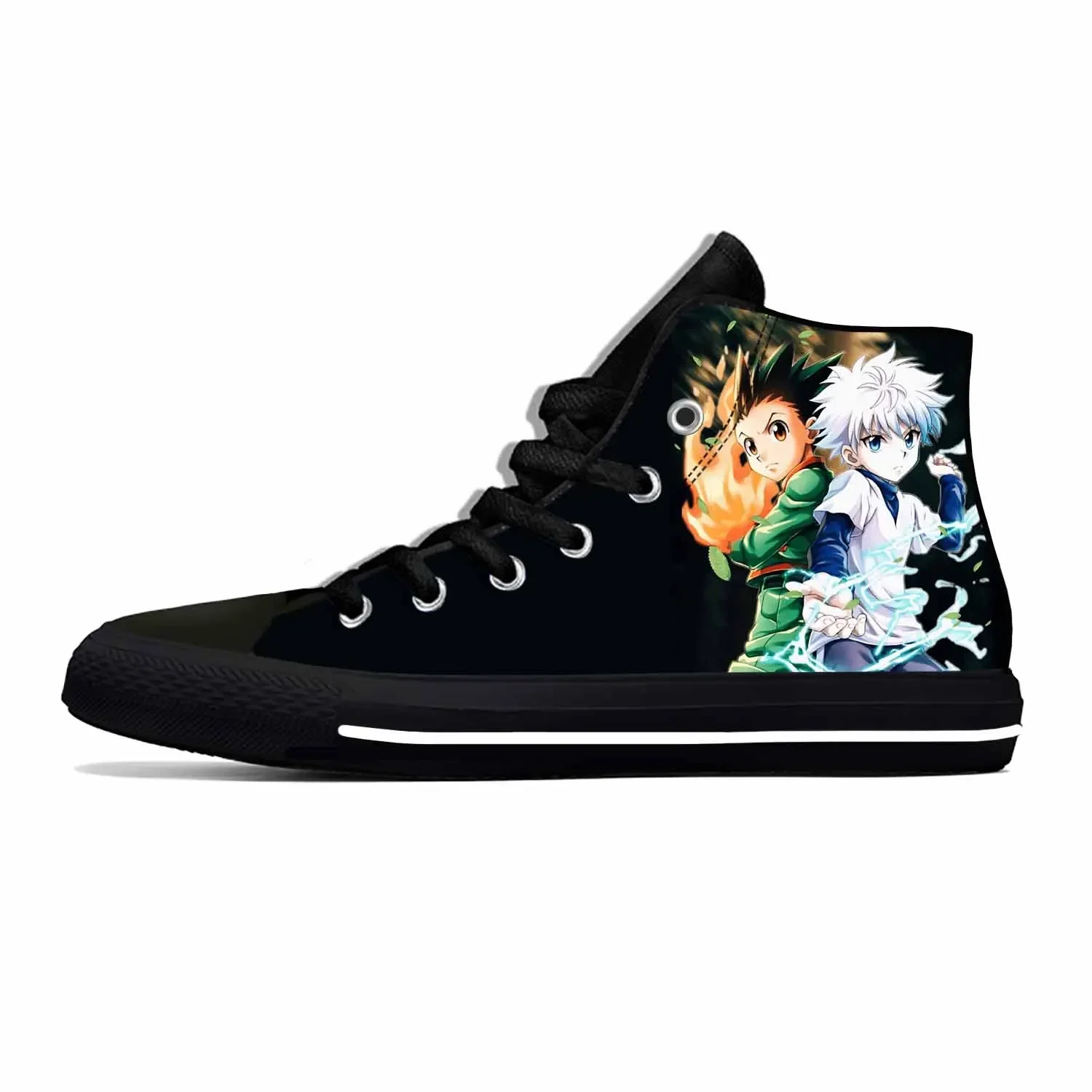 

Summer Hot Cool Gon Killua Zoldyck Hunter X Hunter Anime Casual Shoes High Top Men Women Latest Sneakers Classic Board Shoes