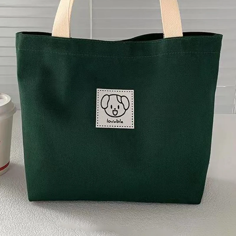 Borsa di tela borsa a tracolla semplice di grande capacità da donna borsa da pendolarismo