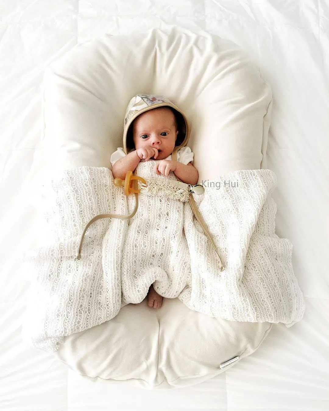 Infant Newborn Baby Lounger Portable Baby Nest Bed for Girls Boys Cotton Crib Toddler Bed Baby Nursery Carrycot Co Sleeper Bed