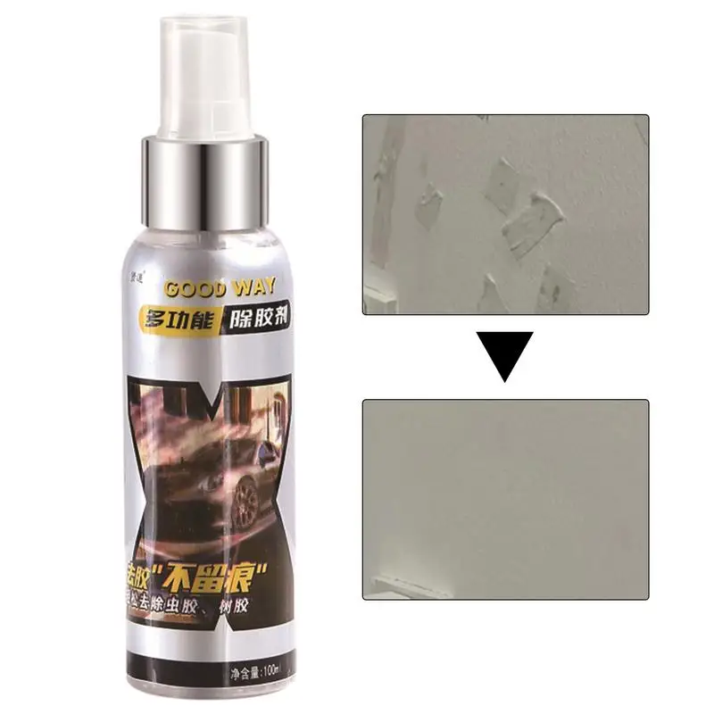 

100ml Multi-Purpose Quick Easy Adhesive Remover Cleaner Car Wall Sticker Glass Label Glue Scum Removal Agent Spray