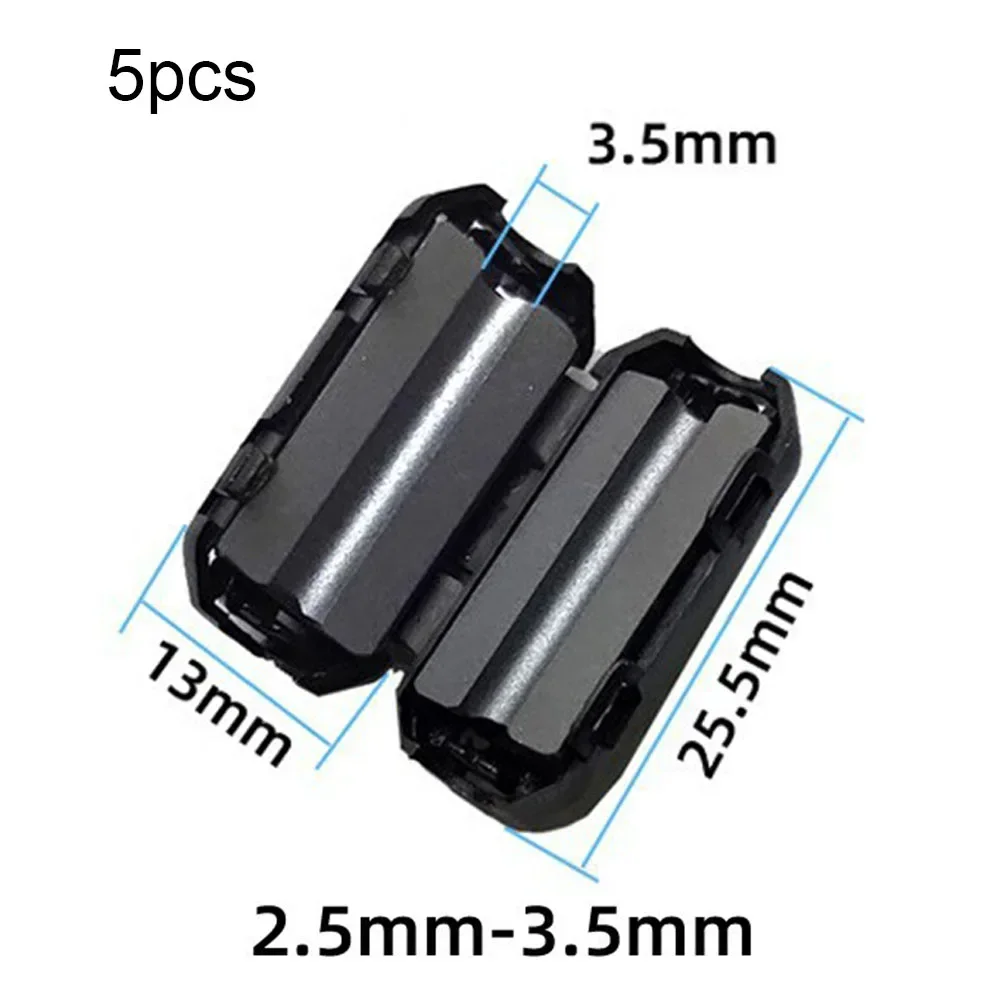 5 Stück Toroidkern Ferrit Rausch unterdrücker Filter ring Kabel clip 3,5-13mm Perle Choke Emi RFI Singal Anti-Jamming Rausch filter