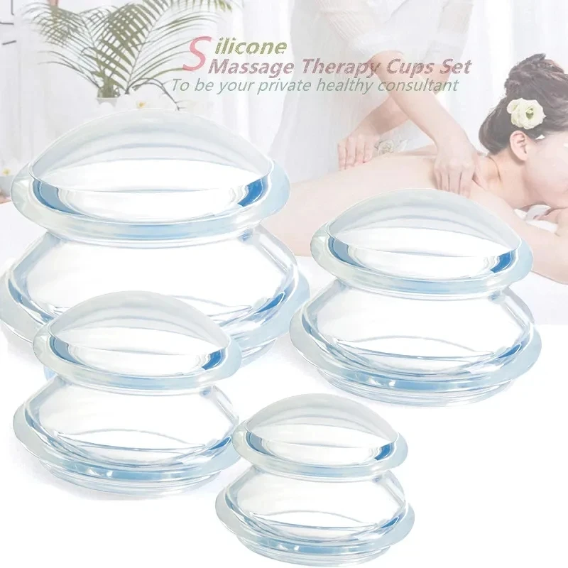 Silicone Vacuum Cupping Theraphy Professional Medical Cupping Massage Anti Cellulite Body Detoxification Skin Lift Physiotherapy