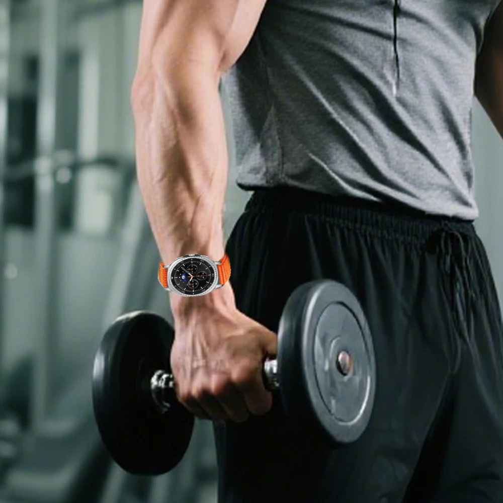 Sports Official Fabric Nylon Strap for Samsung Galaxy Watch 8 40mm 44mm Breathable Wristband Samsung Galaxy Watch 8 Classic 46mm