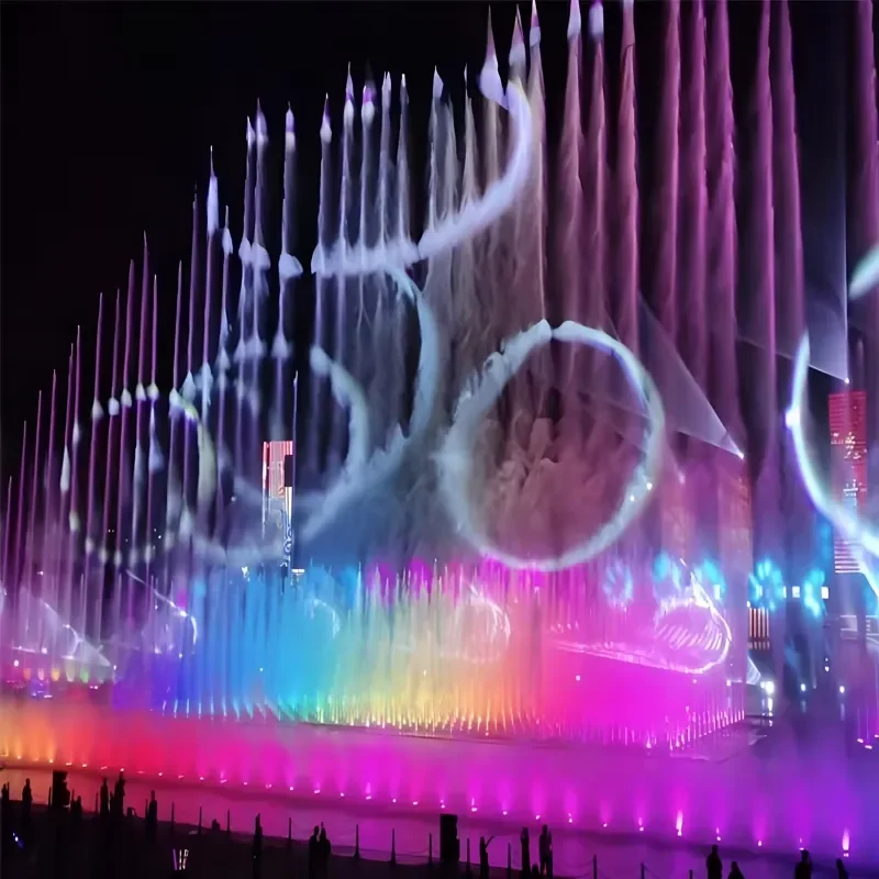 for Custom Musical Fountain Digital Control Dancing Water Show Commercial Landscape Decoration Outdoor Garden Park Feature
