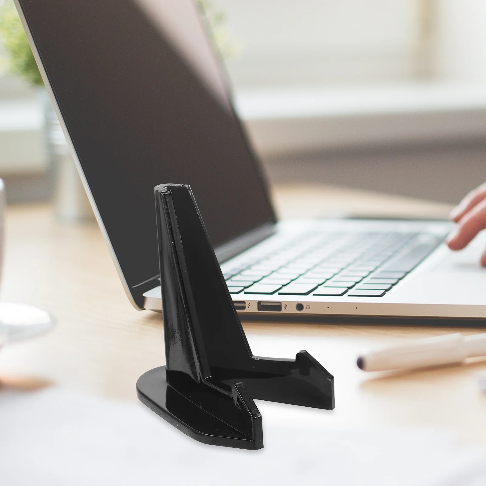 

10Pcs Acrylic Display Holders Card Photo Plate Easel Stand for Collectibles Coin Business Cards Phone Plaque Display