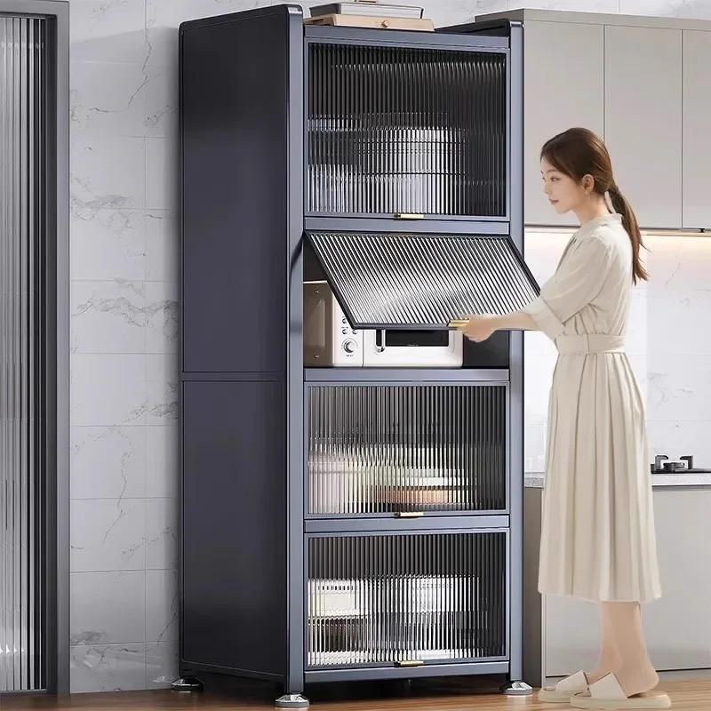 Affordable and high-quality Cross-border Kitchen Rack Floor-to-ceiling Multi-layer Crevice Locker Multifunctional Storage Rack