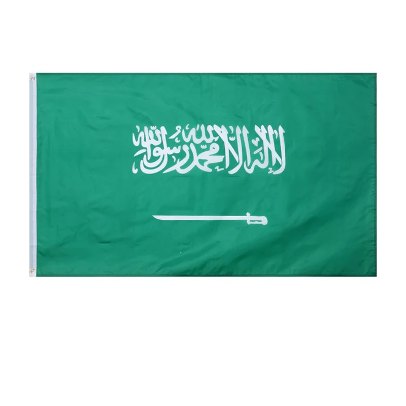 EOODLOVE Saudi Arabia Flag 90×150cm Saudi Flag High Quality Polyester Indoor and Outdoor Decoration National Flag