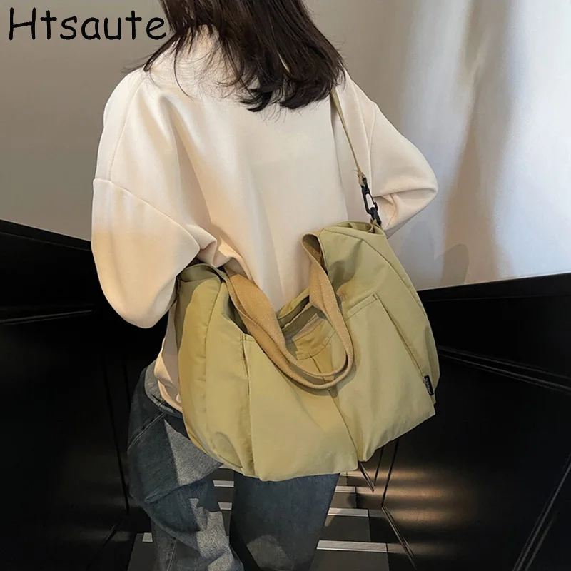 

Large Canvas Shoulder Bags for Women Luxury Brand Designer Crossbody Bags Females Brand Retro New Handbags and Purses Tote Bag