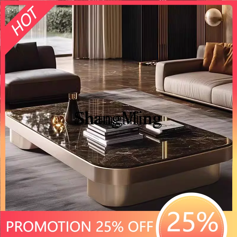 

SM new coffee table new high-end large apartment high-end villa stainless steel coffee table household