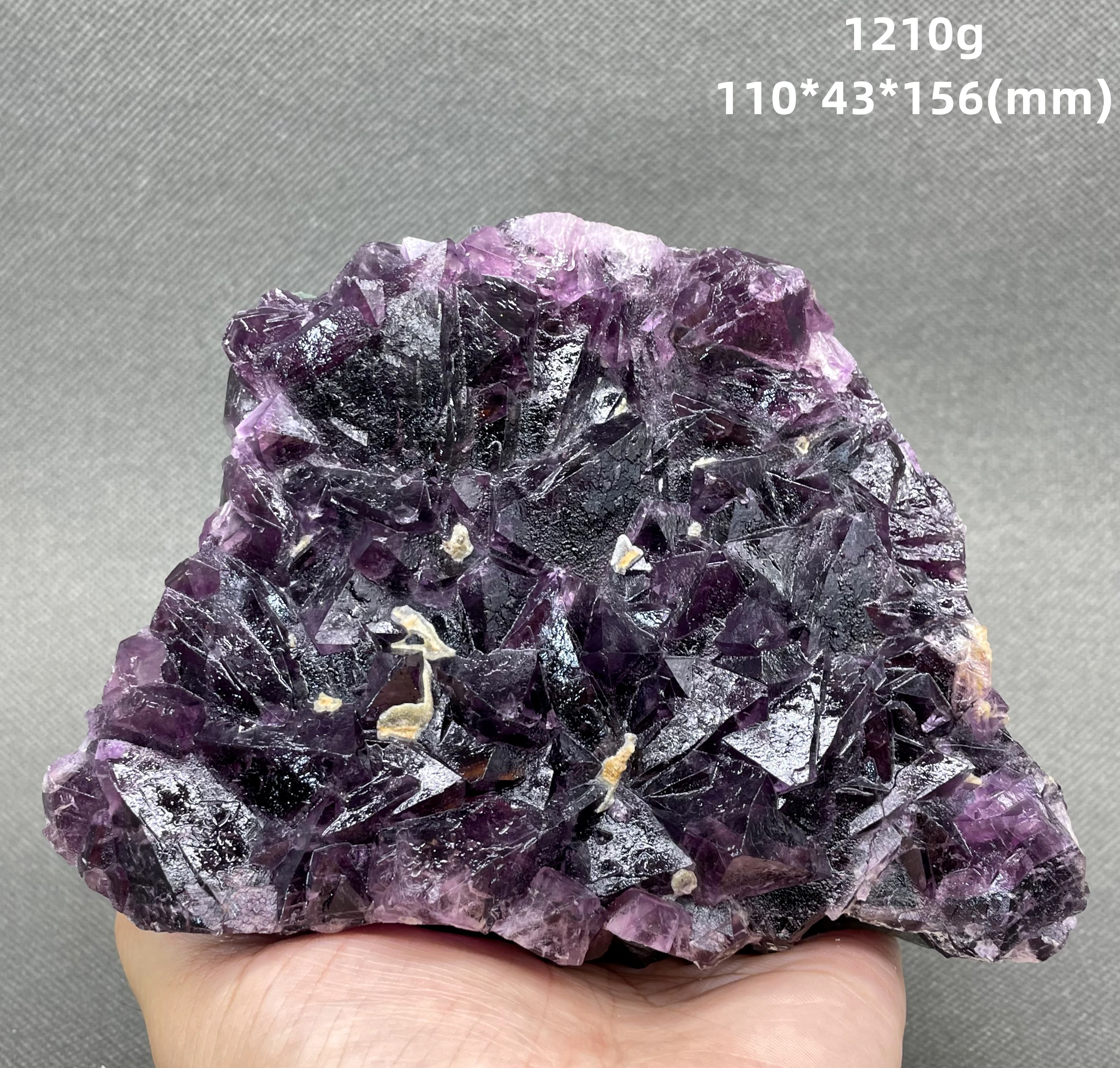 

NEW! 100% Natural ZHEJIANG octahedron fluorite mineral specimen Stones and crystals Healing crystal