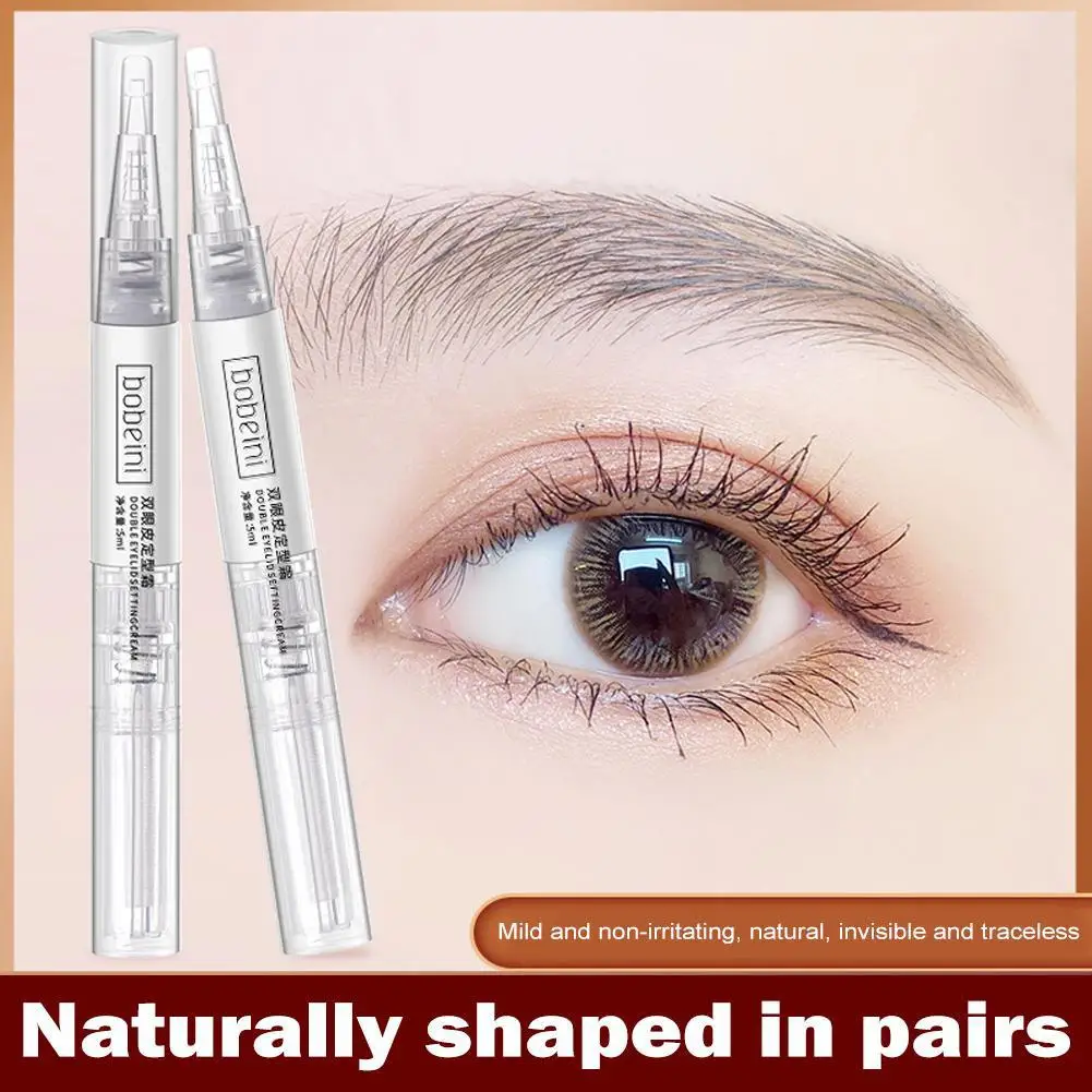 Double Eyelid Styling Cream 5ml Non-glue Big Eye Beauty Eye Sticker Natural Lasting Waterproof Lift Eyelid Glue Eye Makeup 5ml