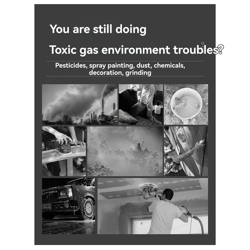 

【Flash-Deal!】Gas Mask Full Face Mask Chemical Radioactive Contamination Chemical Biological Self-Priming