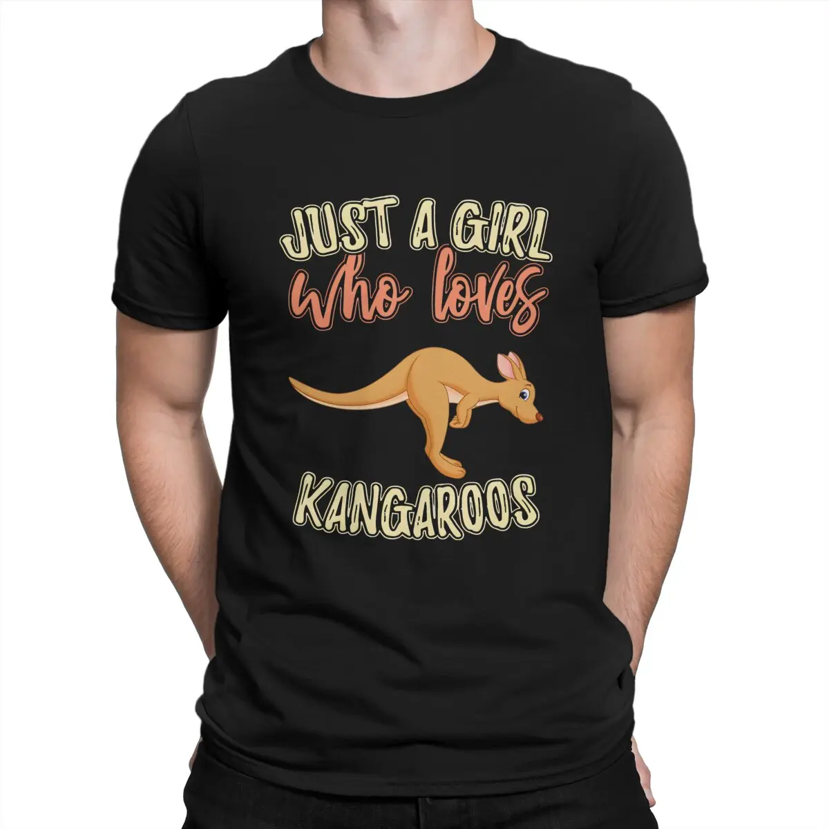 Just A Girl Who Loves Special TShirt Kangaroo Leisure T Shirt Summer T-shirt For Adult