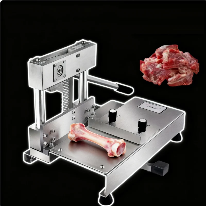 Commercial Machine Ribs Pig's Feet Lamb Chops Bone Cutter Stainless Steel Bone Sawing Machine