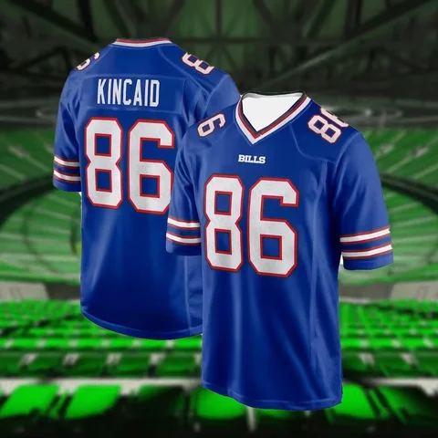 Dalton Kincaid No. 86 미식 축구 저지 티셔츠, 2024 소년 및 남성용 축구 스페셜 저지, 축구 세트 티셔츠