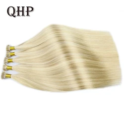 Straight I Tip Hair Extensions Real Human Fusion Hair Original Natural Hair For Capsule Extension 12-26inch Multicolor 40g/50g