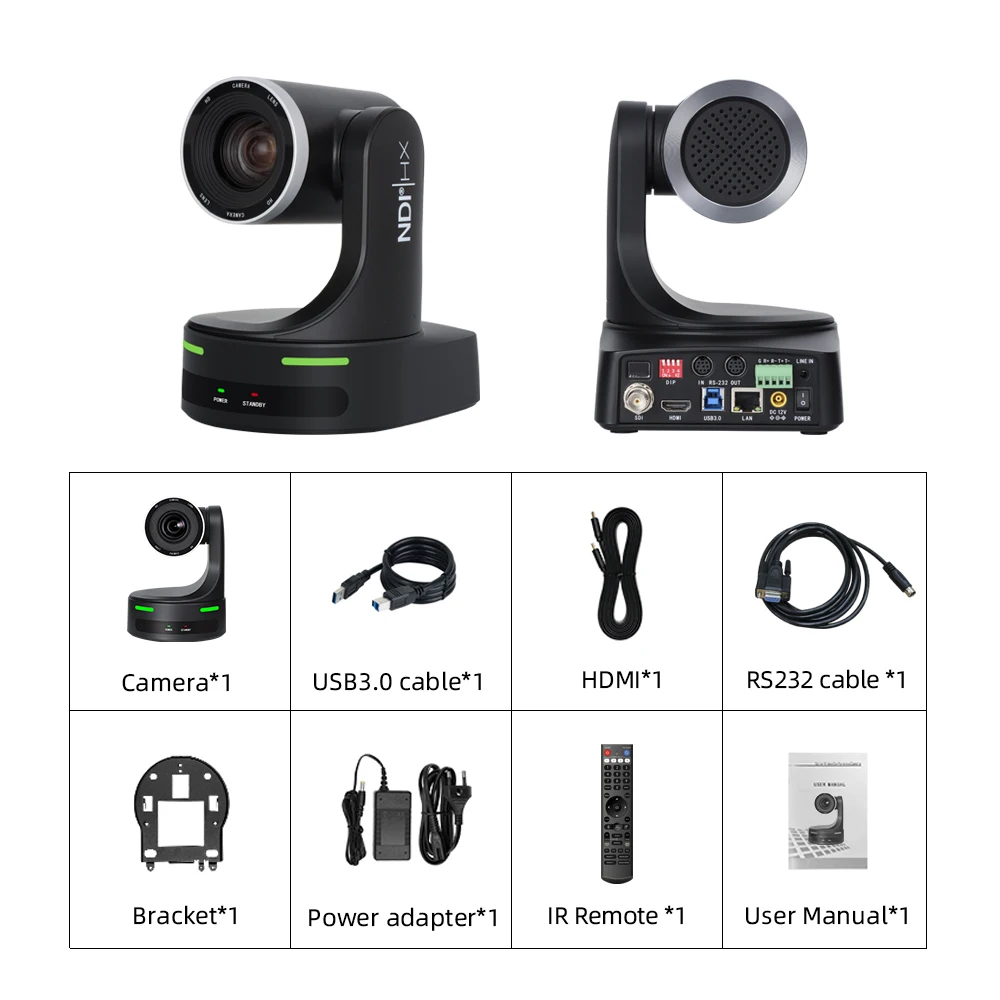 JJTS 12x Hd Sdi Camera 1080p Usb 3.0 Ptz HDMI SDI IP 1080p Ndi Ptz Poe Camera 725 Viewing Angle Video Ptz Confer Camera