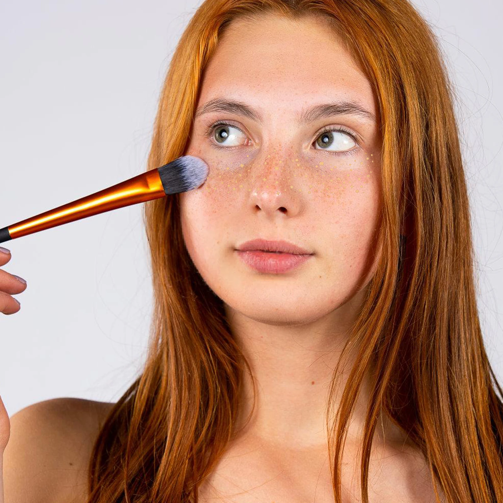 

6 Sheets Glitter Freckles Face Tattoos Gold Silver Rose Gold Star Stickers Waterproof for Festival Party Makeup Accessories