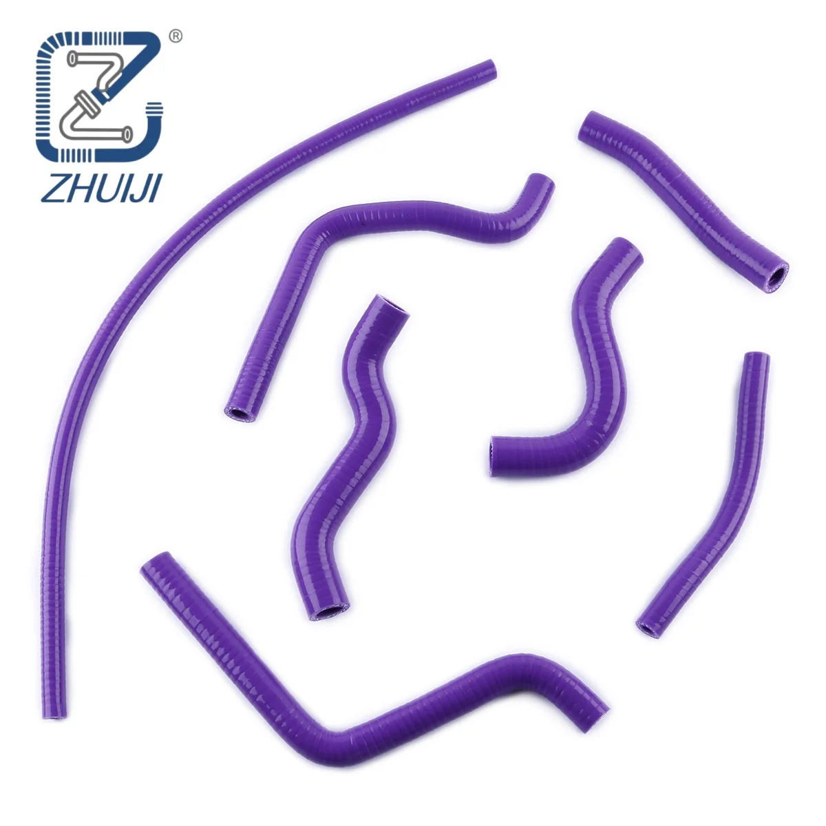 Силиконовая труба ZHUIJI подходит для Honda CR125 CR125 CR125R 2001-2004 годов, комплект шлангов охлаждающей жидкости радиатора мотоцикла