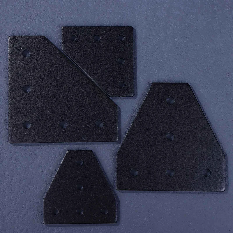 1 قطعة T/L نوع 5 حفرة لوحة مشتركة لوحة الزاوية ركيزة زاوية اتصال مشترك قطاع ل 2020 3030 الألومنيوم الشخصي