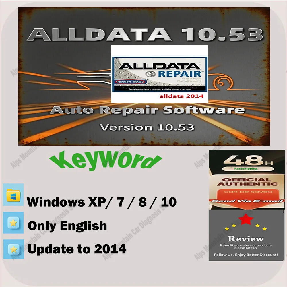 

Alldata 10.53 Repair Software for Car Truck Full-Fledged Data Technical Support Wiring Empowerment for Automotive Electronics