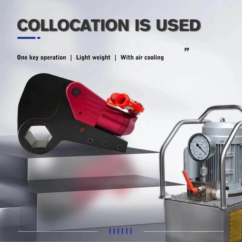 Precision Ratcheting Hydraulic Bolt Wrench Compact Low Profile Design Industrial Fastening Equipment 3KLCD