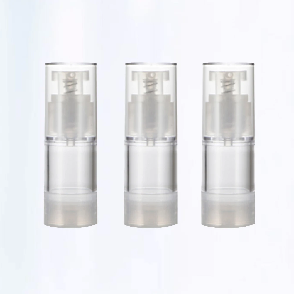 

3pcs Emulsion Bottles Transparent Lotion Containers Leakproof Storage Bottle For Travel Sub Packaging