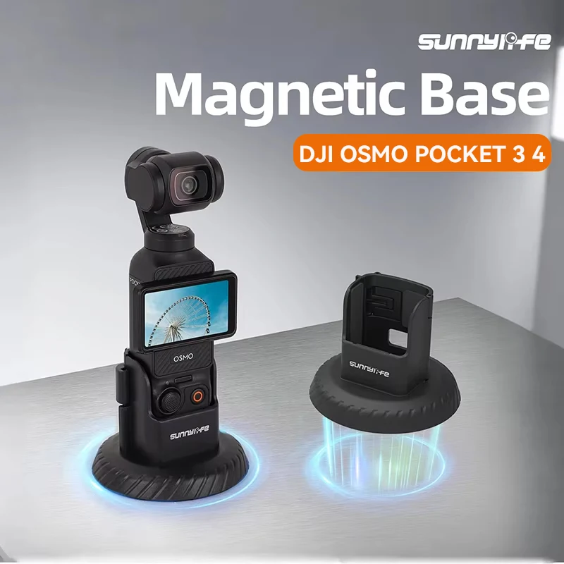 

Магнитное крепление Sunnylife для DJI OSMO Pocket 4/3, держатель-клипса для экшн-камер DJI Pocket 3/4, аксессуары для велоспорта/влогинга